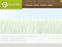 Tablet Screenshot of agroxardin.com